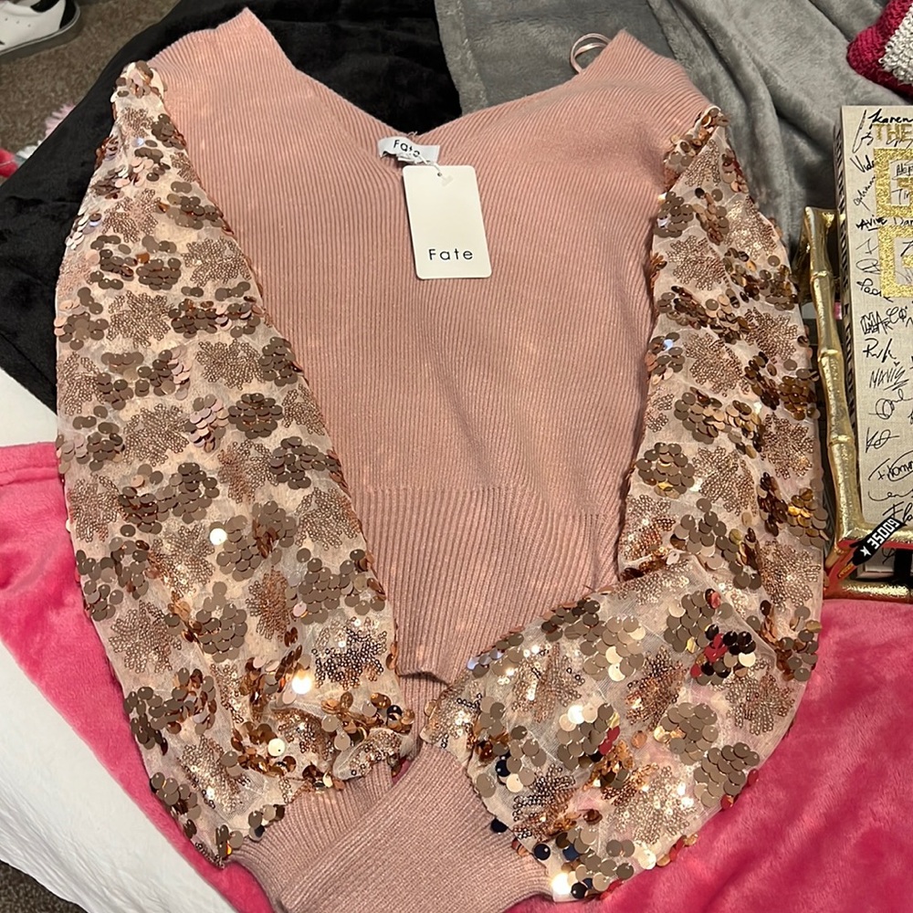 NWT sequin sweater!